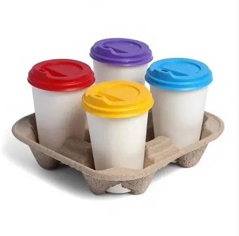 Держатель для 4-х стаканов картонный — изображение 3